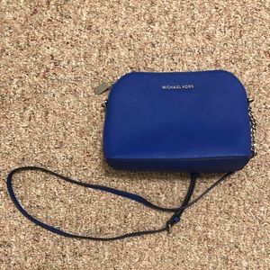 Blue Michael Kors Crossbody